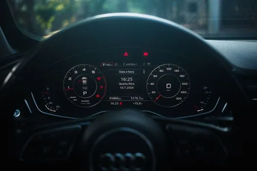 car dashboard speedometer