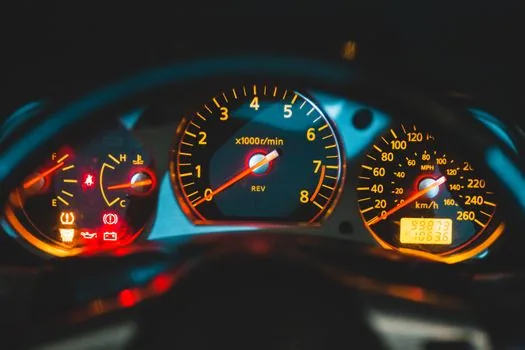 car dashboard speedometer