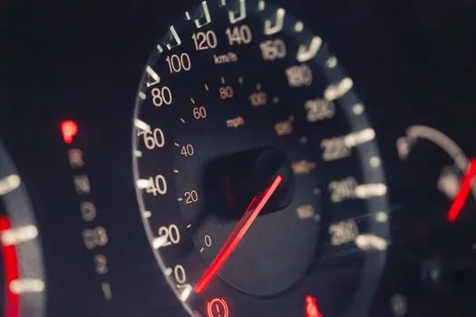 car dashboard speedometer