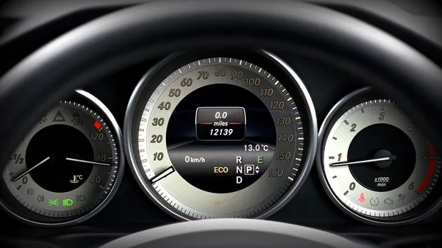 car dashboard speedometer