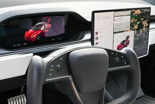 electric car dashboard