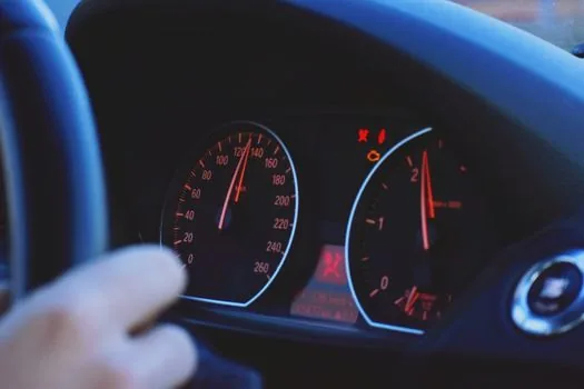 car dashboard speedometer
