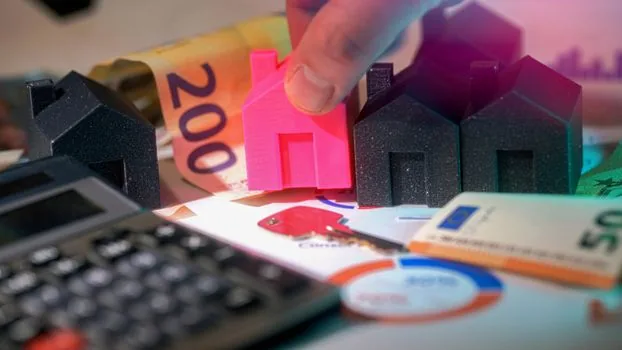 highway toll bill notice and car key on desk