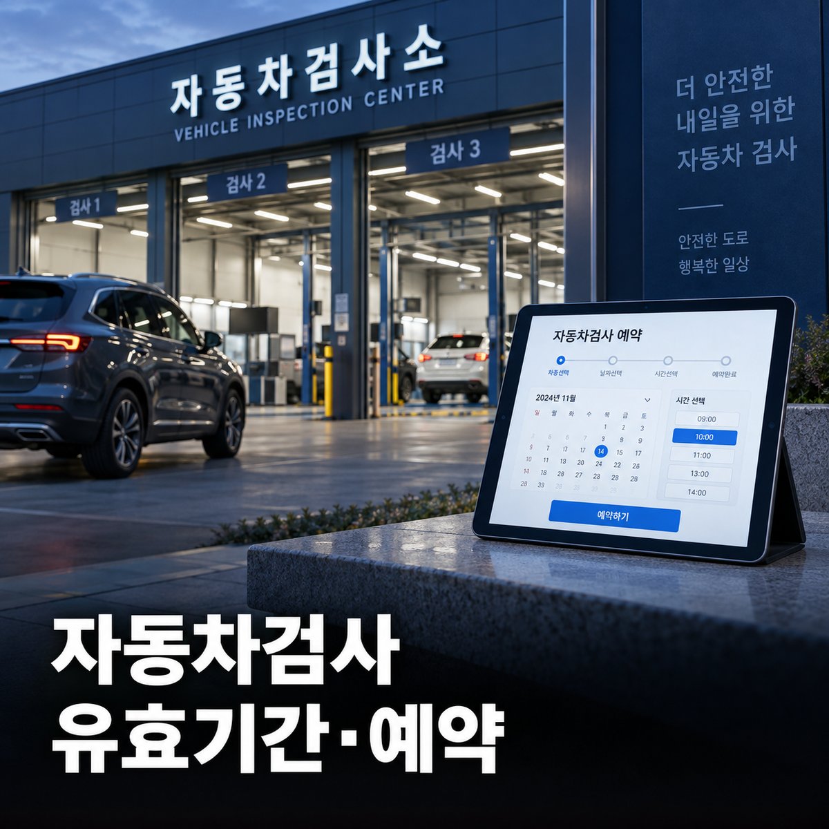 자동차검사 유효기간 조회부터 TS 사이버검사소 예약까지 — 과태료 전에 받는 순서
